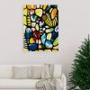 Abstract 4538 | Prints in Paintings by Petra Trimmel. Item composed of wood and canvas