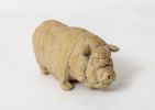 The Salt-Pig – Hand-Sculpted Ceramic Salt Shaker | Hardware by Holzkunst Samuel Meisinger. Item made of concrete works with art deco & rustic style
