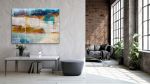 "A New Sensibility" | Oil And Acrylic Painting in Paintings by Pamela K Beer Contemporary Fine Art. Item composed of birch wood and synthetic