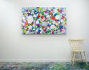 Fizzy Fizzy | Oil And Acrylic Painting in Paintings by Claire Desjardins. Item composed of canvas