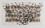 The phoenix between feathers | Mixed Media by Vero Gonzalez Ugarte. Item composed of linen and paper