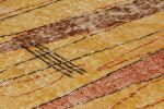 Vintage Zeki Múren Deco Runner in Gold, with Colorful | Area Rug in Rugs by Rug and Kilim
