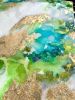 Tropical Haven | Oil And Acrylic Painting in Paintings by Wall Jewelry by Robyn Camargo. Item composed of canvas & synthetic