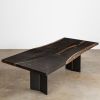Oxidized Oak Dining Table No. 419 | Tables by Elko Hardwoods. Item composed of wood & steel compatible with contemporary style