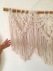 Large Macrame Wall Hanging - "Rain" | Wall Hangings by macramestories. Item made of cotton works with boho & country & farmhouse style