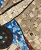 Nopoló Flow - Custom Stone, Marble, and Glass mosaic mural | Murals by Rochelle Rose Schueler - Wild Rose Artworks LLC