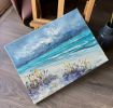 "Wild beach" original palette knife oil | Oil And Acrylic Painting in Paintings by OXYPOINT. Item in contemporary or mediterranean style