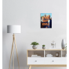 a very happy couple | Prints by Jill Laine Art + Designs. Item composed of canvas