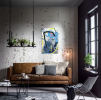'Hangman' | Paintings by Christina Twomey Art + Design. Item made of canvas works with minimalism & mid century modern style