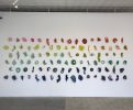 "Accumulated Color" | Wall Sculpture in Wall Hangings by Kelly Sheppard Murray Art | VAE Raleigh in Raleigh. Item composed of steel