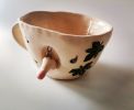 Uniquely Designed Penis Cup, Hanging Penis Cup | Mug in Drinkware by HulyaKayalarCeramics. Item made of ceramic works with boho & country & farmhouse style