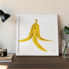 Banana Peel – Fine Art Print | Prints by Kirsten Ulve. Item composed of paper compatible with minimalism and mid century modern style