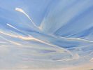 The Devil’s Dyke, is a large joyful semi-abstract landscape | Oil And Acrylic Painting in Paintings by Gill Bustamante. Item made of canvas works with contemporary & country & farmhouse style