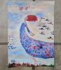 Lift off | Oil And Acrylic Painting in Paintings by Elena Parau. Item made of paper compatible with boho and contemporary style