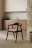 Smoked Oak Chair - MIKURA by Lebanto | Lounge Chair in Chairs by Lebanto. Item composed of oak wood & fabric compatible with minimalism and contemporary style