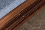 Custom entry bench | Benches & Ottomans by SHIPWAY living design. Item composed of walnut and brass