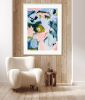 Happy 25.75 X 35.5” Original Acrylic Painting on Canvas | Oil And Acrylic Painting in Paintings by Kimberly May Art. Item composed of canvas in contemporary style