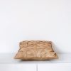 Diamond Large Weave Cushion Cover - Camel | Pillows by Kubo. Item composed of fiber