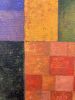 Indigo Wall | Mixed Media in Paintings by Rich Godfrey. Item composed of wood and canvas in minimalism or mid century modern style