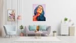 Durga "The seeker of courage" - Goddess & Nymphs | Oil And Acrylic Painting in Paintings by Maya Corona. Item composed of canvas and synthetic