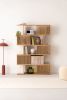 MOLL – Solid Oak Wood Bookshelf - Versatile and Multi-functi | Book Case in Storage by Mo Woodwork. Item composed of oak wood in minimalism or mid century modern style