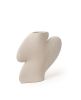 Ceramic Vase 'Ellipse N°2 - White' | Vases & Vessels by INI CERAMIQUE. Item composed of ceramic in minimalism or contemporary style