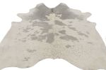 Rug & Kilim’s Cowhide Rug in Silver-Gray and White Tones | Area Rug in Rugs by Rug and Kilimarea