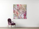 'Filled To Bursting' Original Painting | Oil And Acrylic Painting in Paintings by Jessalin Beutler. Item made of canvas with synthetic works with contemporary & eclectic & maximalism style