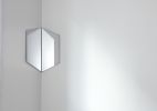 HEX Mirror (Silver) | Decorative Objects by Hyfen by HCWD Studio. Item composed of steel