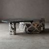 Marble & Steel Coffee Table — Colgado, Nitush Aroosh | Tables by Nitush Aroosh. Item composed of steel and marble in contemporary or eclectic & maximalism style