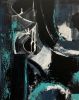 "Shadow Play".  Abstract Painting | Oil And Acrylic Painting in Paintings by Alice Lipping | Vesta Trattoria & Wine Bar in Queens. Item composed of canvas and synthetic