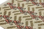 Vintage Turkish Sparta Rug in Beige with Green and Pink | Area Rug in Rugs by Rug and Kilim
