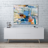 Urban Colage #173 | Mixed Media by Anna Carll. Item composed of aluminum