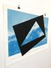 Ngauruhoe Volcano – Collage, digital print on fine art paper | Prints by Paolo Giardi | Less is More Projects in Paris. Item made of paper