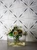 Tile Club White Sparkle Waterjet Marble Mosaic Tile | Tiles by Tile Club. Item composed of marble
