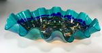 Fused Ruffle Large Bowls | Decorative Bowl in Decorative Objects by Rick Strini. STRINI ART GLASS. Item made of glass