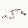 Dune 10 Curve Pendant Light | Chandeliers by MOSS Objects. Item composed of metal in contemporary or japandi style