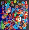 Baby Bloom | Oil And Acrylic Painting in Paintings by Nathalie D Gribinski. Item composed of canvas in mid century modern or contemporary style