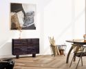 Cabinet of Ebonized English Oak and Polished Resin | Console Table in Tables by Jonathan Field. Item composed of oak wood & synthetic