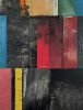 Nonsequential | Collage in Paintings by Glen Gauthier. Item made of canvas with paper works with mid century modern & contemporary style