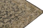 Rug & Kilim Distressed Persian Runner in Black & Beige | Area Rug in Rugs by Rug and Kilim