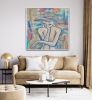 "Inside My Head" | Oil And Acrylic Painting in Paintings by Shirly Maimom Art. Item composed of canvas and synthetic in contemporary or art deco style