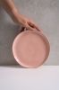 Handmade Porcelain Dinner Plates. Powder Pink | Dinnerware by Creating Comfort Lab. Item composed of ceramic
