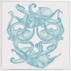 Octopi Tangle - Framed Canvas Art | Prints by Patricia Braune. Item composed of canvas