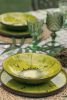 Big kiwi platter 28 cm | Decorative Plate in Decorative Objects by Federica Massimi Ceramics