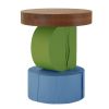 Miró Painted Occasional Table | Side Table in Tables by Pfeifer Studio. Item composed of oak wood