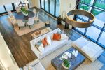 Big Steel chandelier | Chandeliers by Jim Misner Light Designs | Big Ranch in Yountville