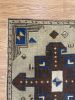 Hand-woven Turkish Rug Doormat| 1.11 x 1.7 | Small Rug in Rugs by Wool and Rug. Item made of wool compatible with boho and contemporary style