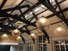 Wooden Ceiling Lamps 'Liset 100' | Pendants by ANEKOdesign | Miya Japanese grill and bar in Aylesbury. Item composed of wood