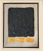 Luxury Gold and Carbon Painting on Spanish Linen Minimalist | Oil And Acrylic Painting in Paintings by RGB Fine Art. Item made of canvas works with minimalism & contemporary style